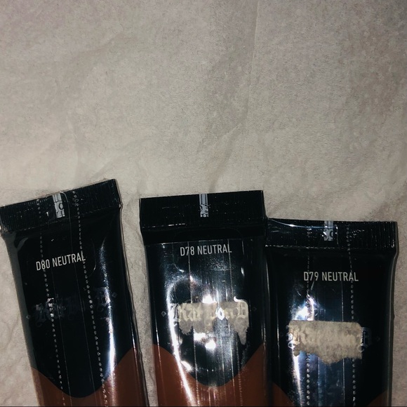 (3)15mL tubes of KAT VON D Lock it Flexible Full-Coverage 24HR Wear Foundation - Picture 6 of 11